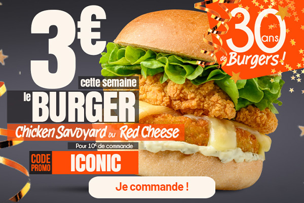 🎉 Speed Burger fête ses 30 ans !